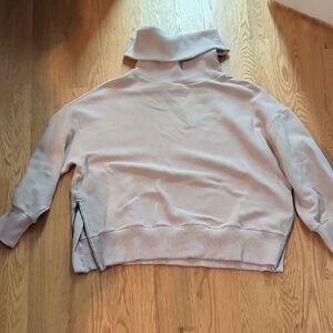 Varley Milton Turtleneck Zip-Side Pullover